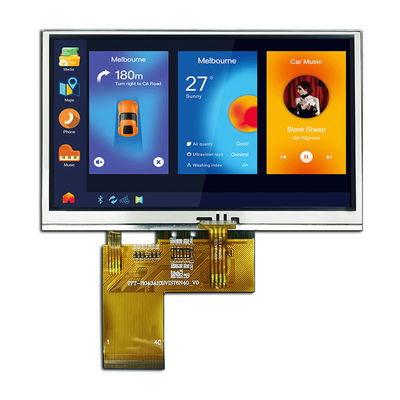 3.3V ανθεκτικό LCD 4,3 ίντσα, 800x480 LCD TFT 4,3 ίντσα tft-H043A10SVIST5R40
