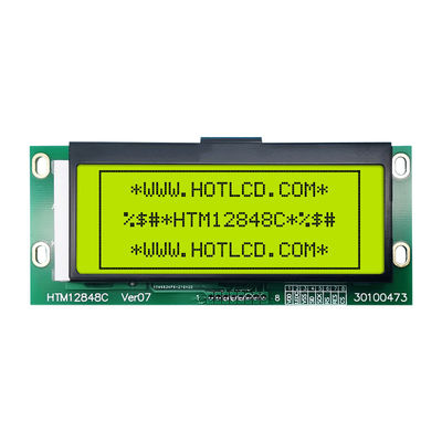128x48 γραφική LCD ενότητα μητρών με τη διεπαφή HTM12848C SPI