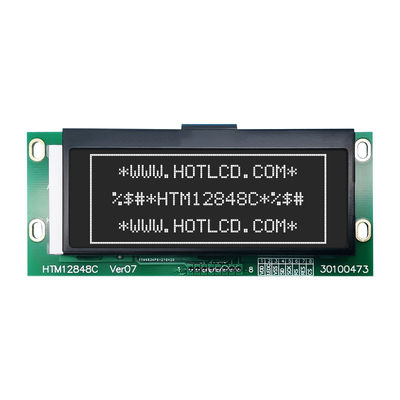 128x48 γραφική LCD ενότητα μητρών με τη διεπαφή HTM12848C SPI