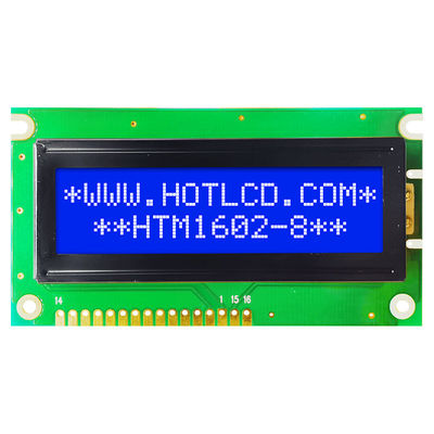 ενότητα χαρακτήρα LCD 2X16 LCM με πράσινο Backlight htm1602-8
