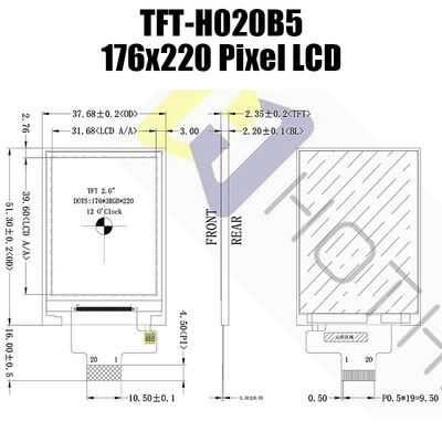 2 εικονοκύτταρα LCD/TFT-H020B5QCTST2N20 επίδειξης Module/128x160 ΔΙΕΘΝΏΝ ΕΙΔΗΣΕΟΓΡΑΦΙΚΏΝ ΠΡΑΚΤΟΡΕΊΩΝ 176x220 TFT LCD ίντσας
