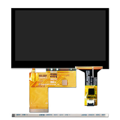 800x480 4,3 χωρητικό όργανο ελέγχου Pcap ενότητας οθόνης αφής ενότητας επίδειξης ίντσας TFT LCD