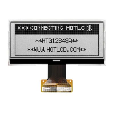 128X48 γραφικό ΒΑΡΑΙΝΩ LCD st7565r-γ | STN+ επίδειξη με άσπρο δευτερεύον Backlight/HTG12848A