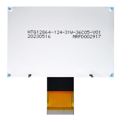 128x64 ενότητα ST7565R γραφικής επίδειξης ΒΑΡΑΙΝΩ LCD με δευτερεύον άσπρο Backlight